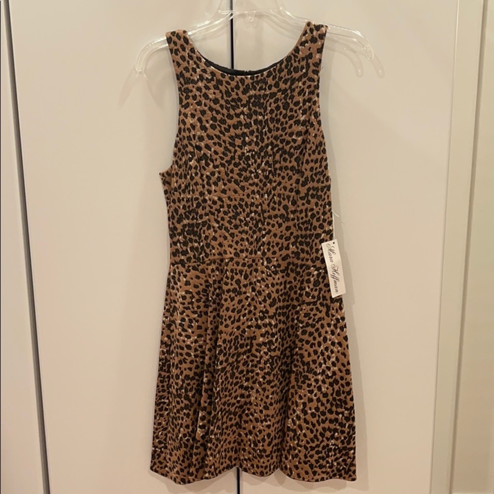 Mara Hoffman Leopard knit dress